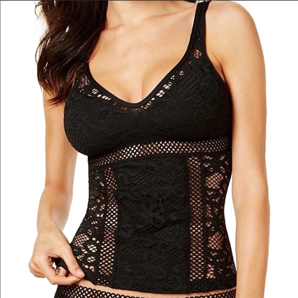 Becca lace Captured tankini top - Picture 2 of 4